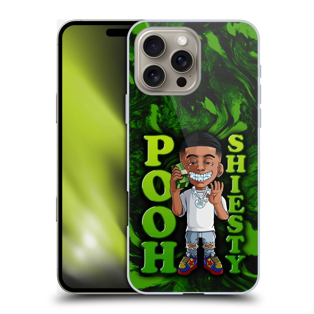 POOH SHIESTY プーシースティ - Graphics / Green ハード case / Apple iPhoneケース - PGS